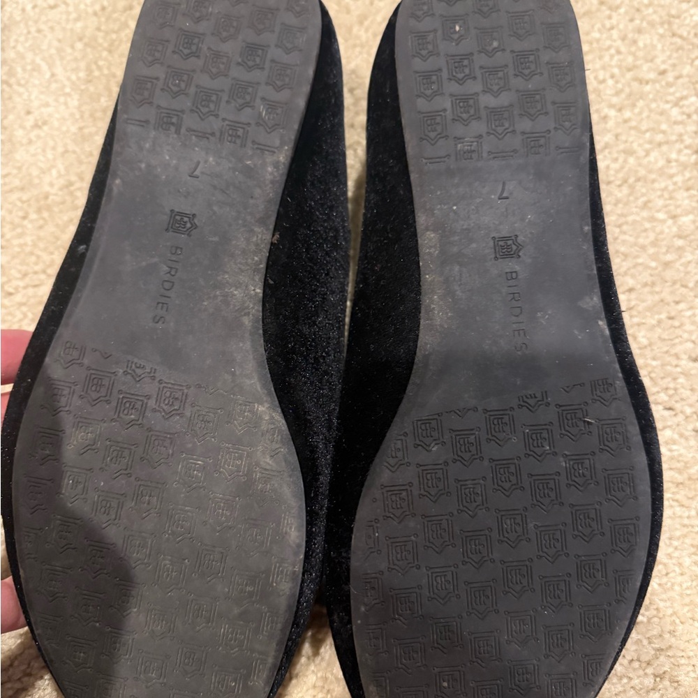 Birdies Black Velvet Flats - Picture 5 of 5